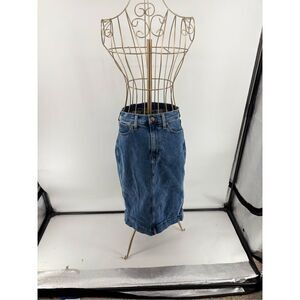 J.Crew Factory Denim Straight Pencil Skirt Medium Wash Size 4